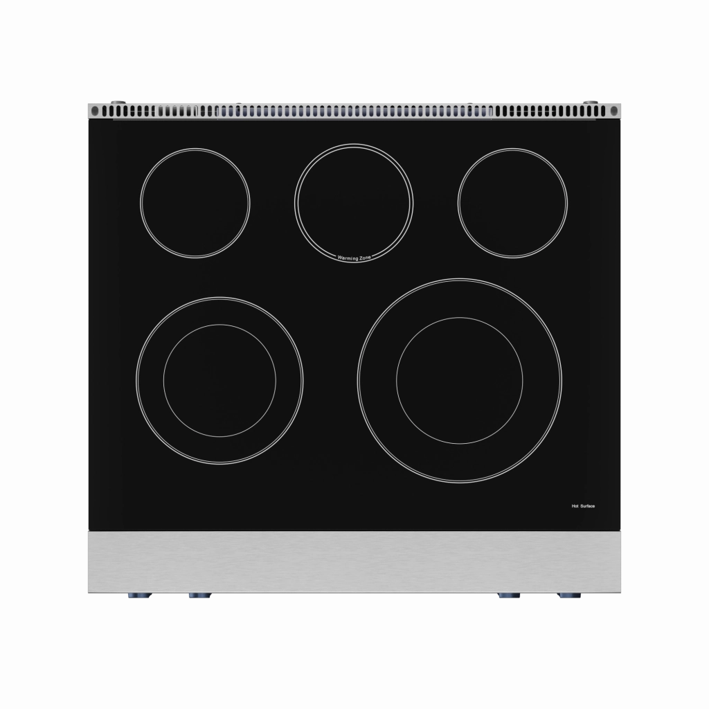 Thor Kitchen RSE30BLU 30 Inch Professional Electric Range With Tilt Panel Touch Control In Stainless Steel/Navy Blue Gordon Ramsay Series - Rse30-Blu