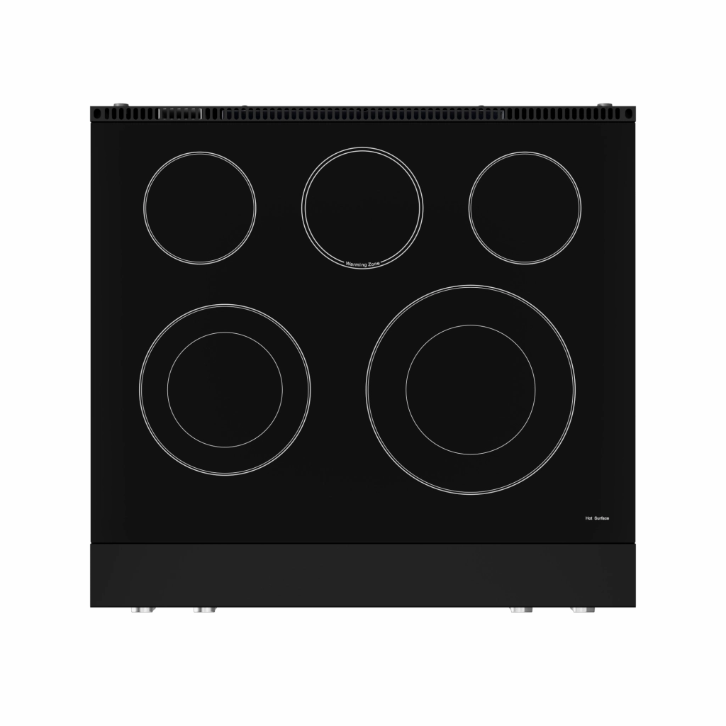 Thor Kitchen RSE30BSS 30 Inch Professional Electric Range With Tilt Panel Touch Control In Black/Stainless Steel Gordon Ramsay Series - Rse30B-Ss