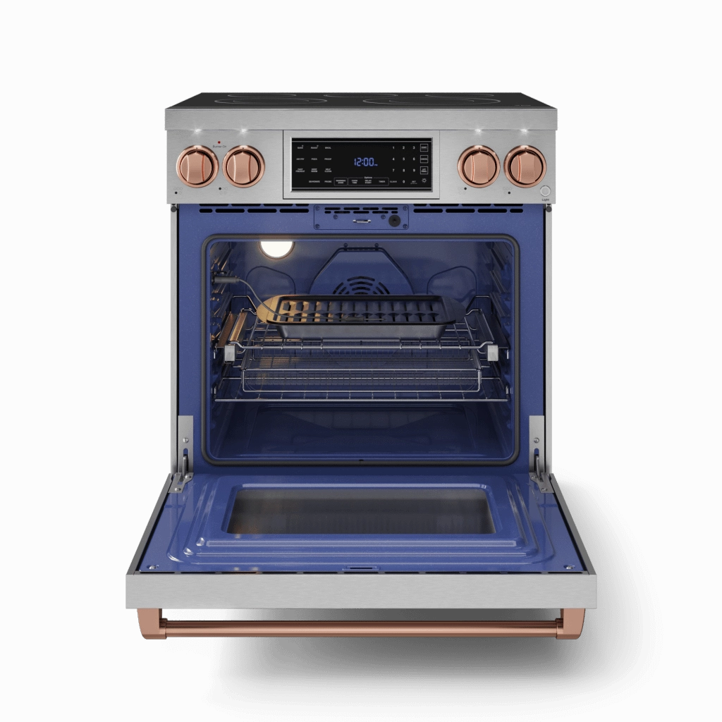 Thor Kitchen RSE30RSG 30 Inch Professional Electric Range With Tilt Panel Touch Control In Stainless Steel/Rose Gold Gordon Ramsay Series - Rse30-Rsg