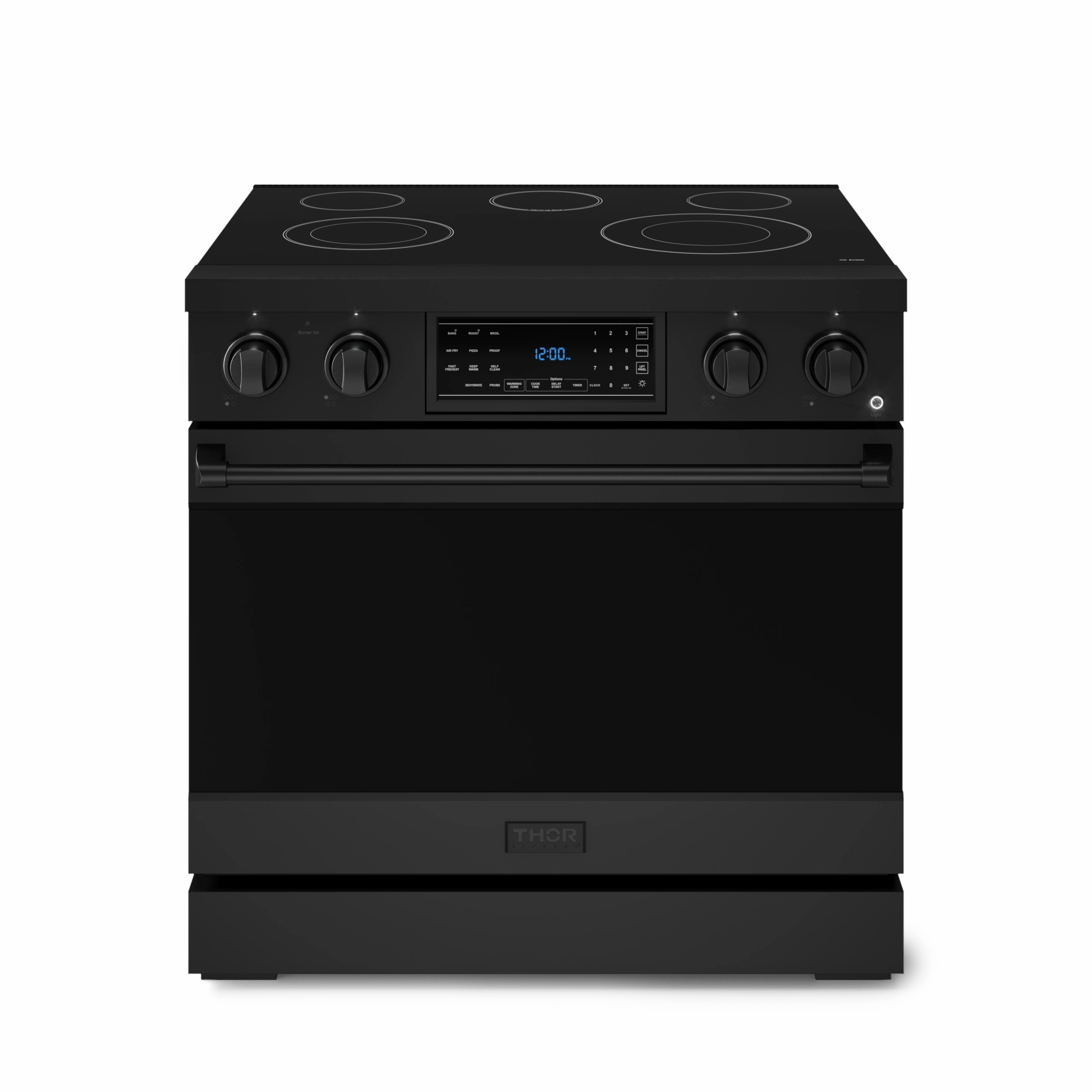Thor Kitchen RSE36B 36 Inch Professional Electric Range With Tilt Panel Touch Control In Black Gordon Ramsay Series - Rse36B Freestanding Ranges freestanding dual fuel range 30 inch