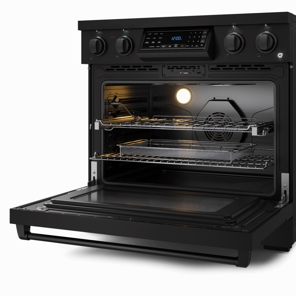 Thor Kitchen RSE36B 36 Inch Professional Electric Range With Tilt Panel Touch Control In Black Gordon Ramsay Series - Rse36B