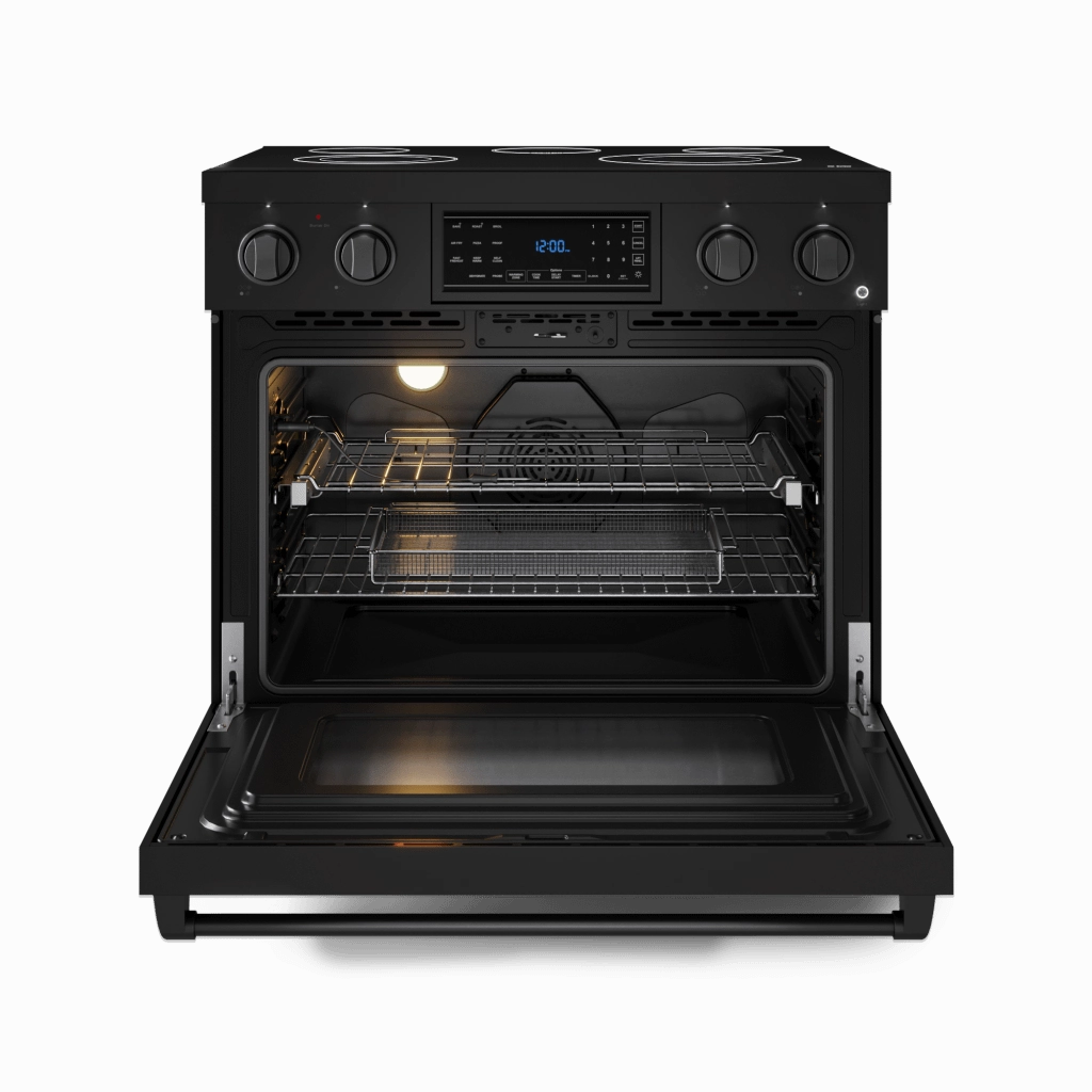 Thor Kitchen RSE36B 36 Inch Professional Electric Range With Tilt Panel Touch Control In Black Gordon Ramsay Series - Rse36B