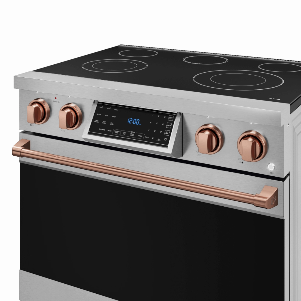 Thor Kitchen RSE36RSG 36 Inch Professional Electric Range With Tilt Panel Touch Control In Stainless Steel/Rose Gold Gordon Ramsay Series - Rse36-Rsg