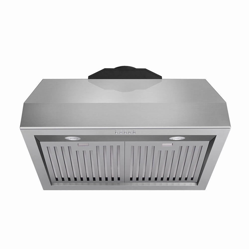 Thor Kitchen TRH3005 30 Inch Professional Range Hood, 16.5 Inches Tall In Stainless Steel Ventilation Range Hoods high suction kitchen exhaust hood