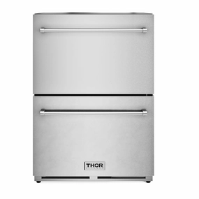 Thor Kitchen TRZ24U 24-Inch Indoor Outdoor Freezer Drawer In Stainless Steel - Trz24U Outdoor Freezers,outdoor rated freezer