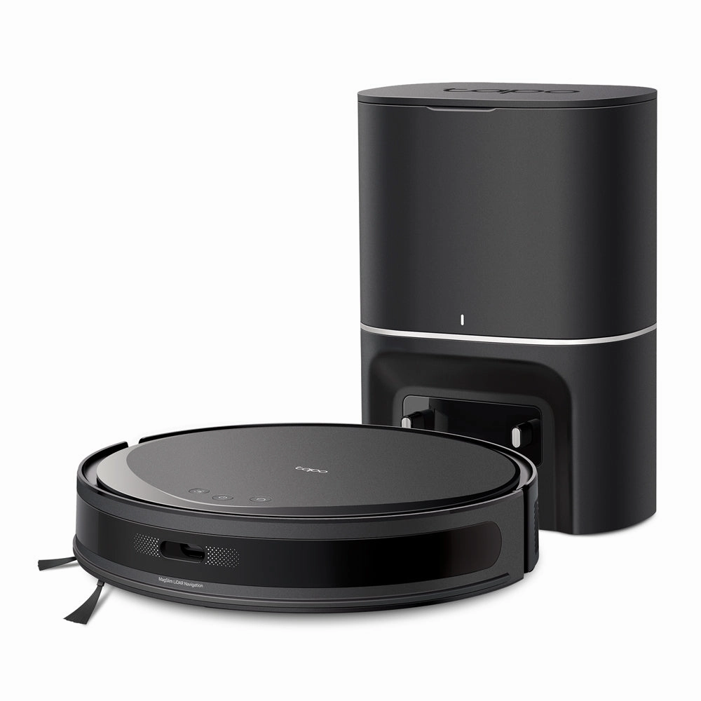 Tp-Link Robot Vacuum & Mop with Auto, Suction Mag Slim Lidar Navigation, 5300Pa, Black robot vacuum, handheld vacuum