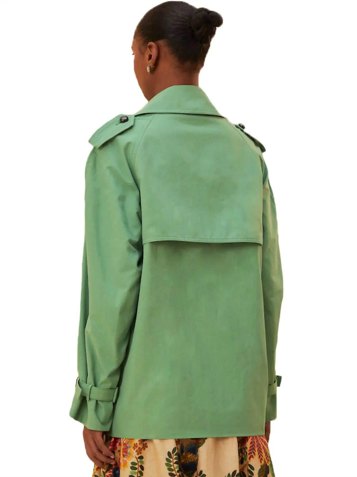 Trench Coat In Green