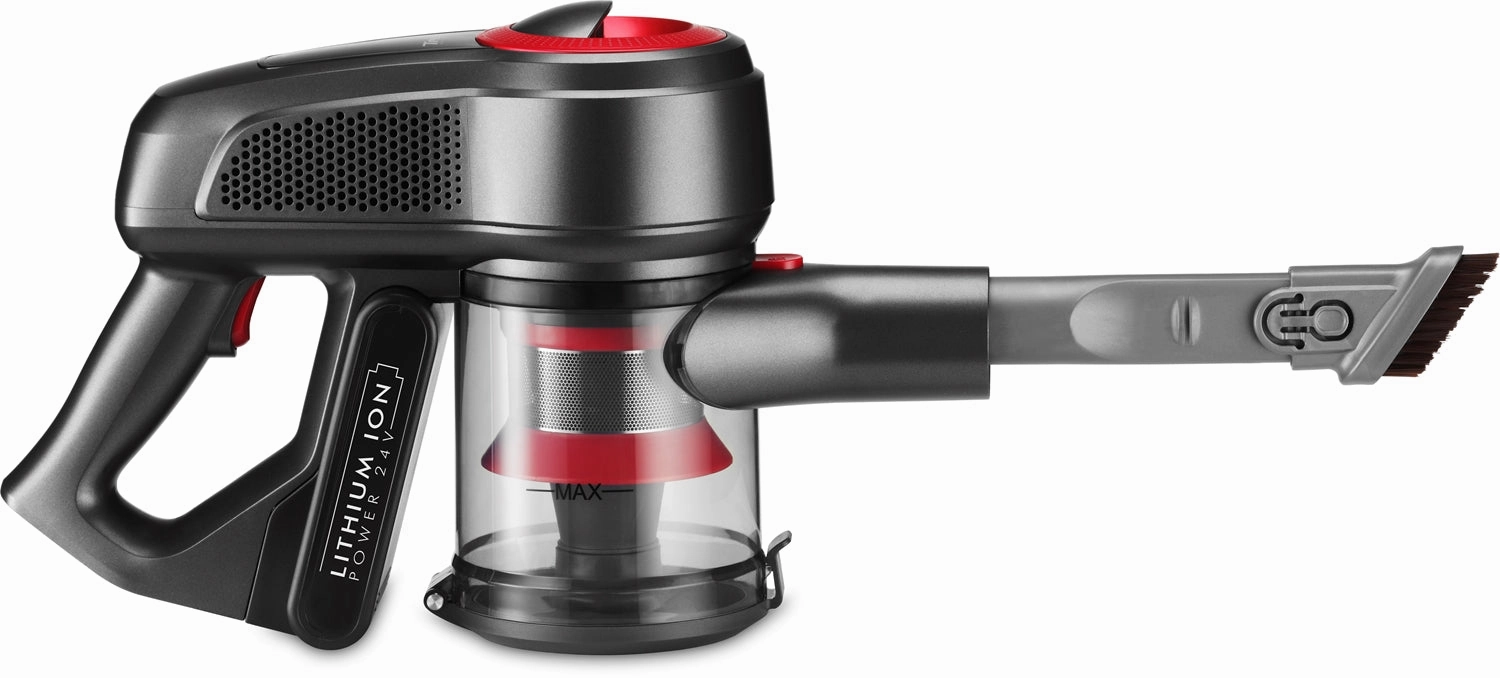 Trisa Stick Vacuum, Quick Clean Prof, Black & Red