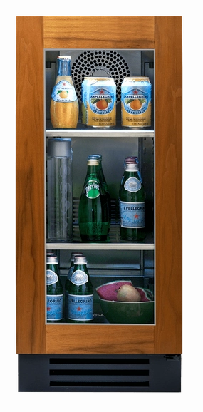 True Residential TUR15LOGC 15 Inch Overlay Glass Door Left Hinge Undercounter Refrigerator Undercounter Refrigerators 24 inch undercounter fridge for kitchen