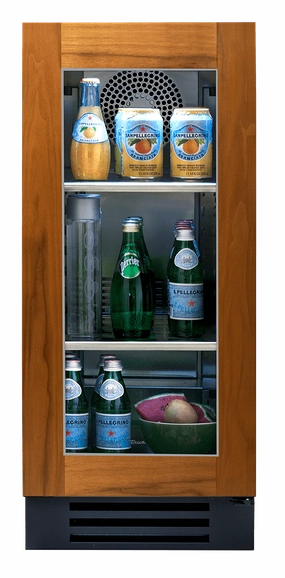 True Residential TUR15ROGC 15 Inch Overlay Glass Door Right Hinge Undercounter Refrigerator Undercounter Refrigerators 24 inch undercounter fridge for kitchen