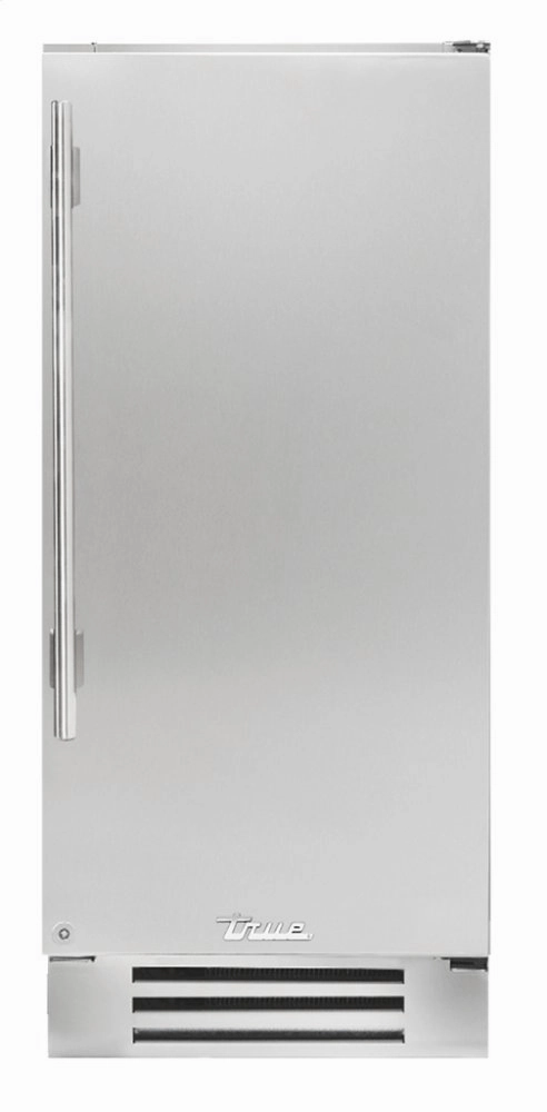 True Residential TUR15RSSC 15 Inch Solid Stainless Door Right Hinge Undercounter Refrigerator Undercounter Refrigerators 24 inch undercounter fridge for kitchen