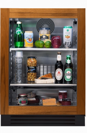 True Residential TUR24LOGC 24 Inch Overlay Glass Door Left Hinge Undercounter Refrigerator Undercounter Refrigerators 24 inch undercounter fridge for kitchen