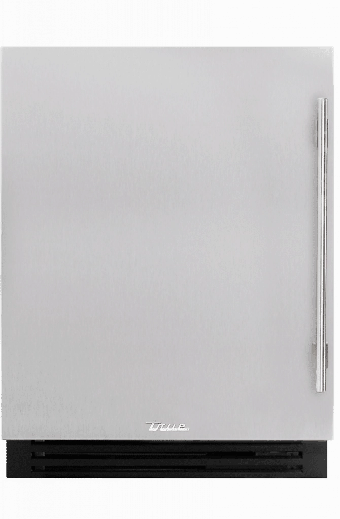 True Residential TURADA24LSAS 24 Inch Solid Stainless Door Left Hinge Ada Height Undercounter Refrigerator Undercounter Refrigerators 24 inch undercounter fridge for kitchen