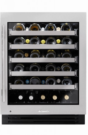 True Residential TUWADA24RGAS 24 Inch Single Zone Stainless Glass Door Right Hinge Ada Height Undercounter Wine Cabinet Outdoor Winecoolers,outdoor wine fridge