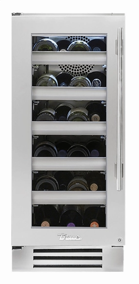 True Residential TWC15LSGC 15 Inch Single Zone Stainless Glass Door Left Hinge Undercounter Wine Cabinet Outdoor Winecoolers,outdoor wine fridge