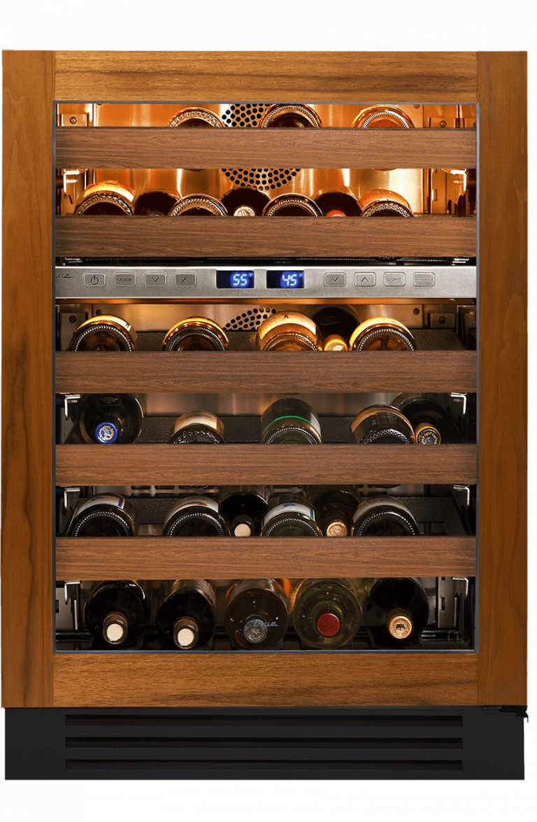 True Residential TWC24DZLOGC 24 Inch Dual Zone Overlay Glass Door Left Hinge Undercounter Wine Cabinet Outdoor Winecoolers,outdoor wine fridge