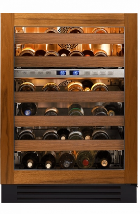 True Residential TWC24DZLOGC 24 Inch Dual Zone Overlay Glass Door Left Hinge Undercounter Wine Cabinet Outdoor Winecoolers,outdoor wine fridge