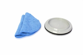 Two New 15" Mopping Pads and Pad Holder for the Prolux PLC15 Floor Buffer upright vacuum, stick vacuum