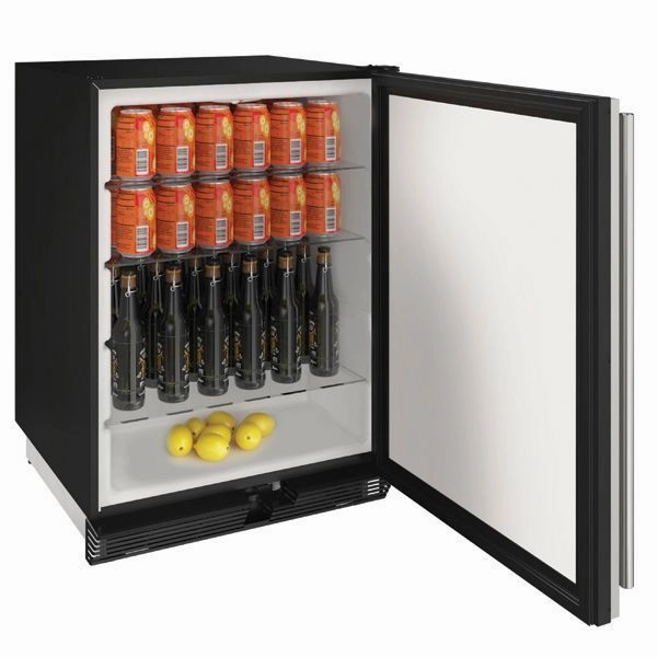 U-Line U1024RS00A 1024R 24" Refrigerator With Stainless Solid Finish (115 V/60 Hz Volts /60 Hz Hz)