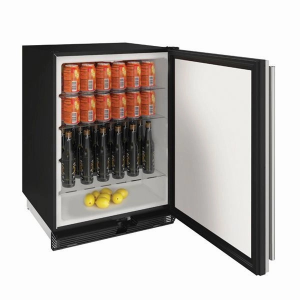 U-Line U1024RS00A 1024R 24" Refrigerator With Stainless Solid Finish (115 V/60 Hz Volts /60 Hz Hz)