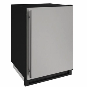 U-Line U1224FZRS00A 1224Fzr 24" Convertible Freezer With Stainless Solid Finish (115 V/60 Hz Volts /60 Hz Hz) Undercounter Refrigerators 24 inch undercounter fridge for kitchen