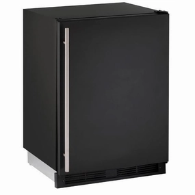 U-Line U1224RB00B 1224R 24" Refrigerator With Black Solid Finish (115 V/60 Hz Volts /60 Hz Hz) Undercounter Refrigerators 24 inch undercounter fridge for kitchen