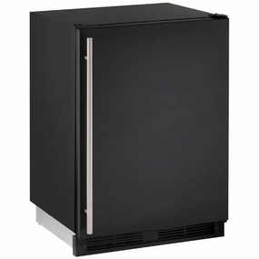 U-Line U1224RFB00B 1224Rf 24" Refrigerator/Freezer With Black Solid Finish (115 V/60 Hz Volts /60 Hz Hz) Undercounter Refrigerators 24 inch undercounter fridge for kitchen
