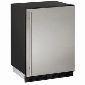 U-Line U1224RFS00B 1224Rf 24" Refrigerator/Freezer With Stainless Solid Finish (115 V/60 Hz Volts /60 Hz Hz) Undercounter Refrigerators 24 inch undercounter fridge for kitchen