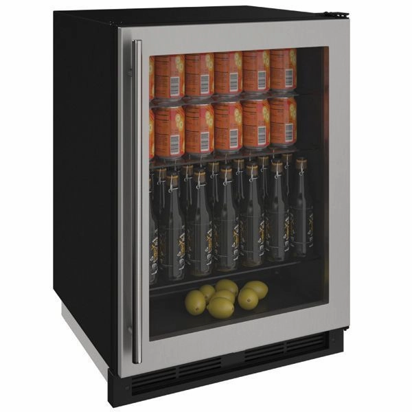 U-Line U1224RGLS00A 1224Rgl 24" Refrigerator With Stainless Frame Finish (115 V/60 Hz Volts /60 Hz Hz) Undercounter Refrigerators 24 inch undercounter fridge for kitchen
