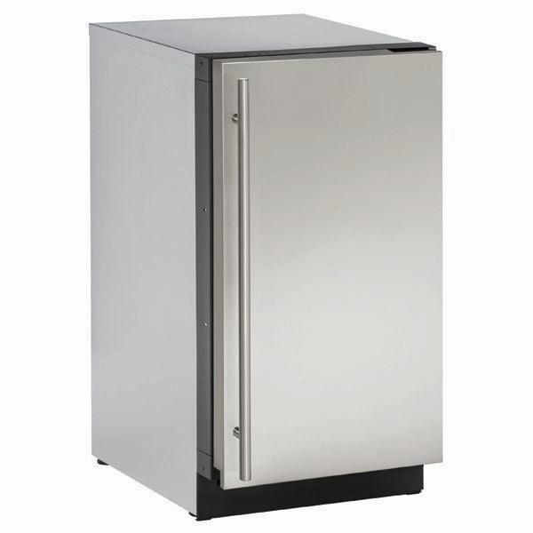 U-Line U2218RS00B 2218R 18" Refrigerator With Stainless Solid Finish (115 V/60 Hz Volts /60 Hz Hz) Undercounter Refrigerators 24 inch undercounter fridge for kitchen