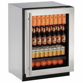 U-Line U2224RGLS00B 2224Rgl 24" Refrigerator With Stainless Frame Finish (115 V/60 Hz Volts /60 Hz Hz) Undercounter Refrigerators 24 inch undercounter fridge for kitchen