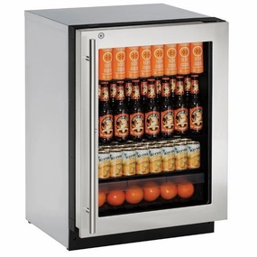U-Line U2224RGLS13B 2224Rgl 24" Refrigerator With Stainless Frame Finish (115 V/60 Hz Volts /60 Hz Hz) Undercounter Refrigerators 24 inch undercounter fridge for kitchen