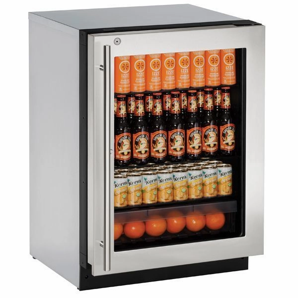 U-Line U2224RGLS13B 2224Rgl 24" Refrigerator With Stainless Frame Finish (115 V/60 Hz Volts /60 Hz Hz) Undercounter Refrigerators 24 inch undercounter fridge for kitchen