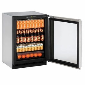 U-Line U2224RGLS15B 2224Rgl 24" Refrigerator With Stainless Frame Finish (115 V/60 Hz Volts /60 Hz Hz) Undercounter Refrigerators 24 inch undercounter fridge for kitchen