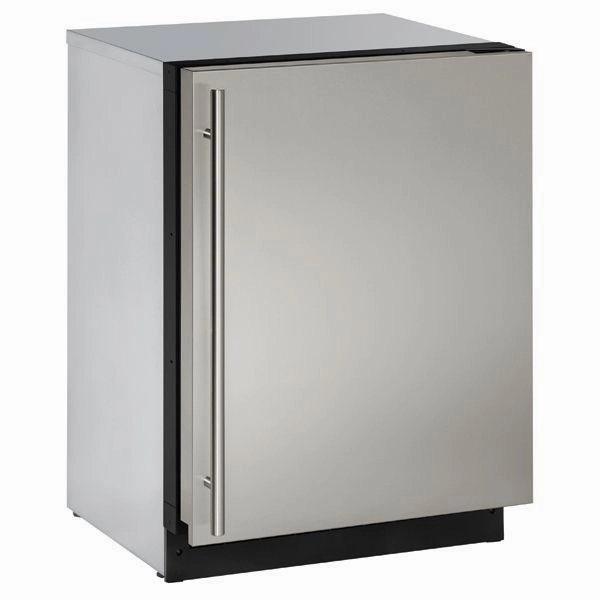 U-Line U2224RS00B 2224R 24" Refrigerator With Stainless Solid Finish And Field Reversible Door Swing (115 V/60 Hz Volts /60 Hz Hz)