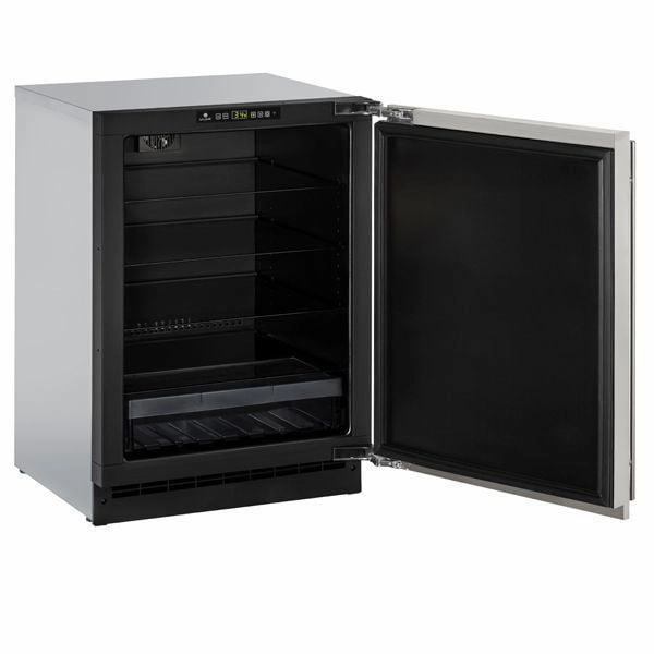 U-Line U2224RS00B 2224R 24" Refrigerator With Stainless Solid Finish And Field Reversible Door Swing (115 V/60 Hz Volts /60 Hz Hz)