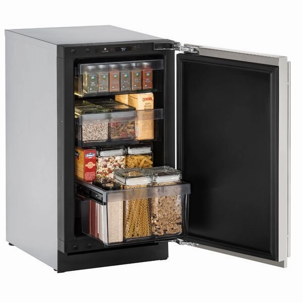 U-Line U3018RS00B 3018R 18" Refrigerator With Stainless Solid Finish And Field Reversible Door Swing (115 V/60 Hz Volts /60 Hz Hz)