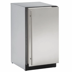 U-Line U3018RS00B 3018R 18" Refrigerator With Stainless Solid Finish And Field Reversible Door Swing (115 V/60 Hz Volts /60 Hz Hz) Undercounter Refrigerators 24 inch undercounter fridge for kitchen