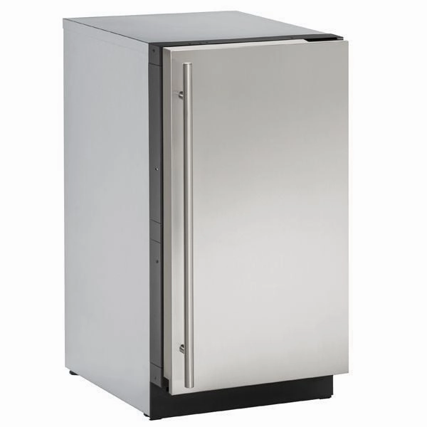 U-Line U3018RS00B 3018R 18" Refrigerator With Stainless Solid Finish And Field Reversible Door Swing (115 V/60 Hz Volts /60 Hz Hz) Undercounter Refrigerators 24 inch undercounter fridge for kitchen