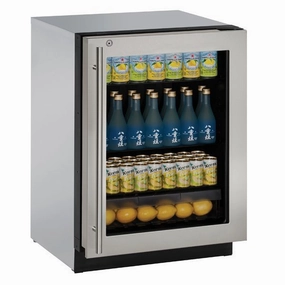 U-Line U3024RGLS15B 3024Rgl 24" Refrigerator With Stainless Frame Finish (115 V/60 Hz Volts /60 Hz Hz) Undercounter Refrigerators 24 inch undercounter fridge for kitchen
