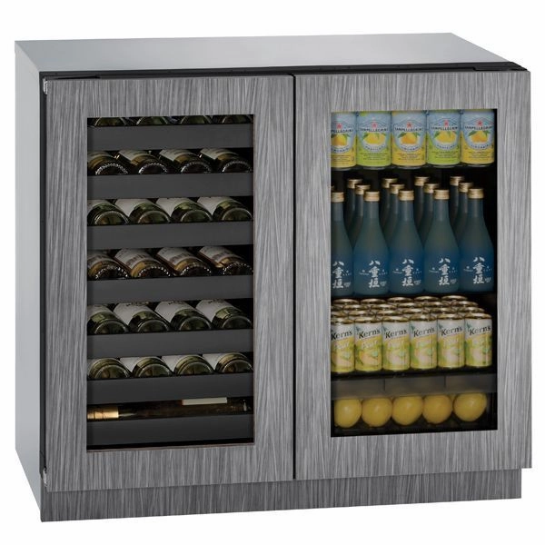 U-Line U3036BVWCINT00B 3036Bvwc 36" Beverage Center With Integrated Frame Finish (115 V/60 Hz Volts /60 Hz Hz) Undercounter Refrigerators 24 inch undercounter fridge for kitchen
