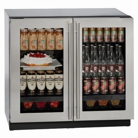 U-Line U3036RRGLS00B 3036Rrgl 36" Refrigerator With Stainless Frame Finish (115 V/60 Hz Volts /60 Hz Hz) Undercounter Refrigerators 24 inch undercounter fridge for kitchen