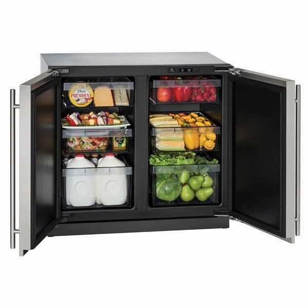 U-Line U3036RRS00B 3036Rr 36" Refrigerator With Stainless Solid Finish (115 V/60 Hz Volts /60 Hz Hz)