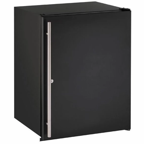 U-Line UADA24RB13B 24" Refrigerator With Black Solid Finish (115 V/60 Hz Volts /60 Hz Hz) Undercounter Refrigerators 24 inch undercounter fridge for kitchen