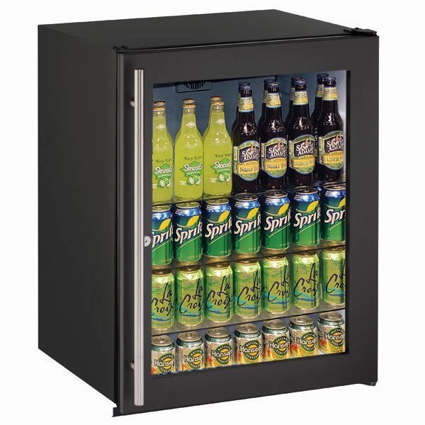 U-Line UADA24RGLB13B 24" Refrigerator With Black Frame Finish (115 V/60 Hz Volts /60 Hz Hz) Undercounter Refrigerators 24 inch undercounter fridge for kitchen
