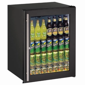 U-Line UADA24RGLB13B 24" Refrigerator With Black Frame Finish (115 V/60 Hz Volts /60 Hz Hz) Undercounter Refrigerators 24 inch undercounter fridge for kitchen