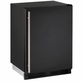 U-Line UCO1224FB00B Co1224F 24" Refrigerator/Ice Maker With Black Solid Finish, No (115 V/60 Hz Volts /60 Hz Hz) Undercounter Refrigerators 24 inch undercounter fridge for kitchen