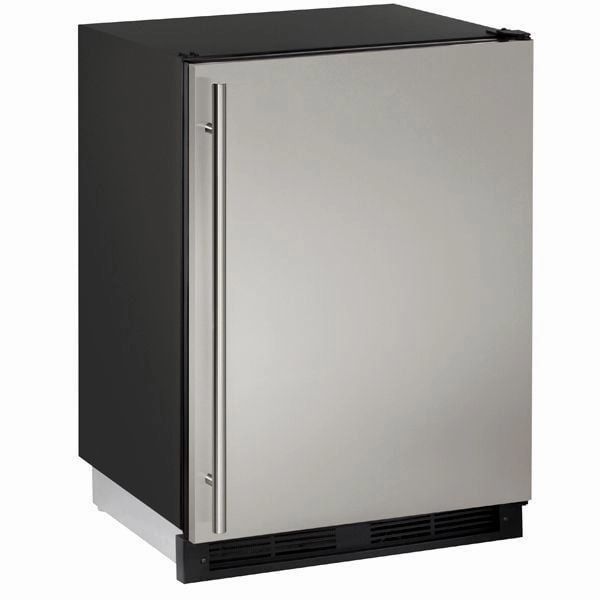 U-Line UCO1224FS00B Co1224F 24" Refrigerator/Ice Maker With Stainless Solid Finish, No (115 V/60 Hz Volts /60 Hz Hz) Undercounter Refrigerators 24 inch undercounter fridge for kitchen
