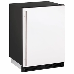 U-Line UCO1224FW00B Co1224F 24" Refrigerator/Ice Maker With White Solid Finish, No (115 V/60 Hz Volts /60 Hz Hz) Undercounter Refrigerators 24 inch undercounter fridge for kitchen