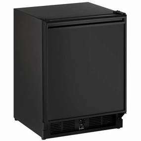 U-Line UCO29FB00A 21" Refrigerator/Ice Maker With Black Solid Finish (115 V/60 Hz Volts /60 Hz Hz) Undercounter Refrigerators 24 inch undercounter fridge for kitchen